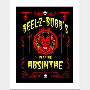 ABSINTHE MONSTERS 7 (BEEL-Z-BUBB) Posters and Art